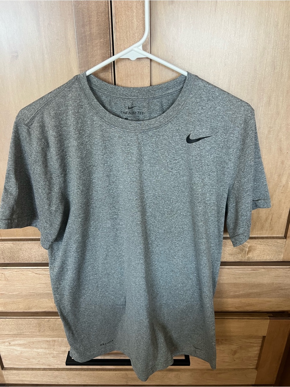 Nike Gray Heather Short Sleeve Athletic Tee